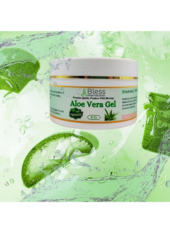 بليس إنترناشونال جل الصبار العضوي من بليس إنترناشونال، 96% نقي، طازج، يُصنع خلال 12 ساعة من الحصاد. مثالي لترطيب الوجه والجسم وفروة الرأس والشعر، مرطب مهدئ لحروق الشمس والعناية بعد التعرض لأشعة الشمس، 8 أونصات - Image 3