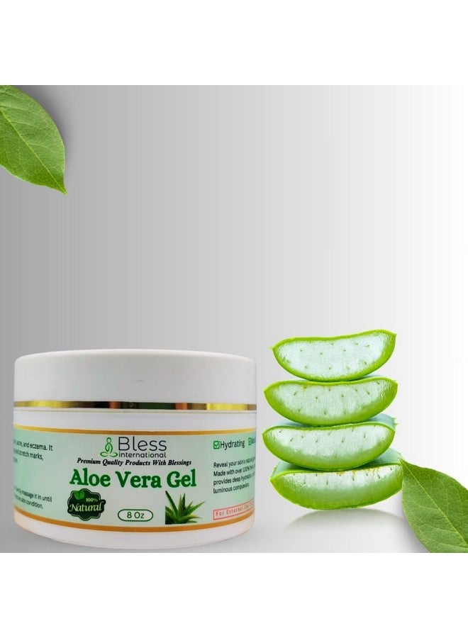 بليس إنترناشونال جل الصبار العضوي من بليس إنترناشونال، 96% نقي، طازج، يُصنع خلال 12 ساعة من الحصاد. مثالي لترطيب الوجه والجسم وفروة الرأس والشعر، مرطب مهدئ لحروق الشمس والعناية بعد التعرض لأشعة الشمس، 8 أونصات - Image 5