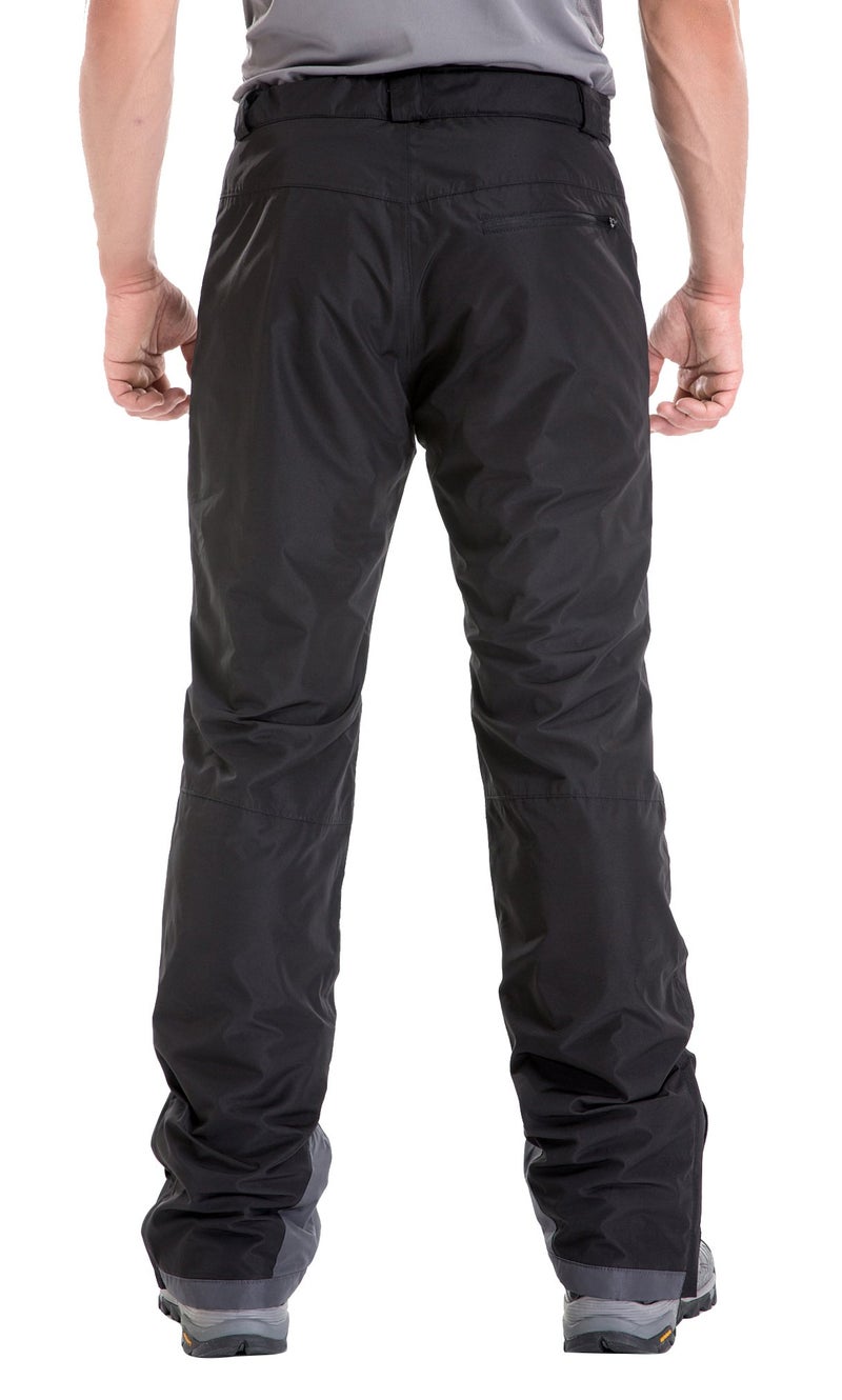 clothin Men's Insulated Ski Pant Fleece-Lined Waterproof Snow Pants Black S (Regular Fit) - Image 3