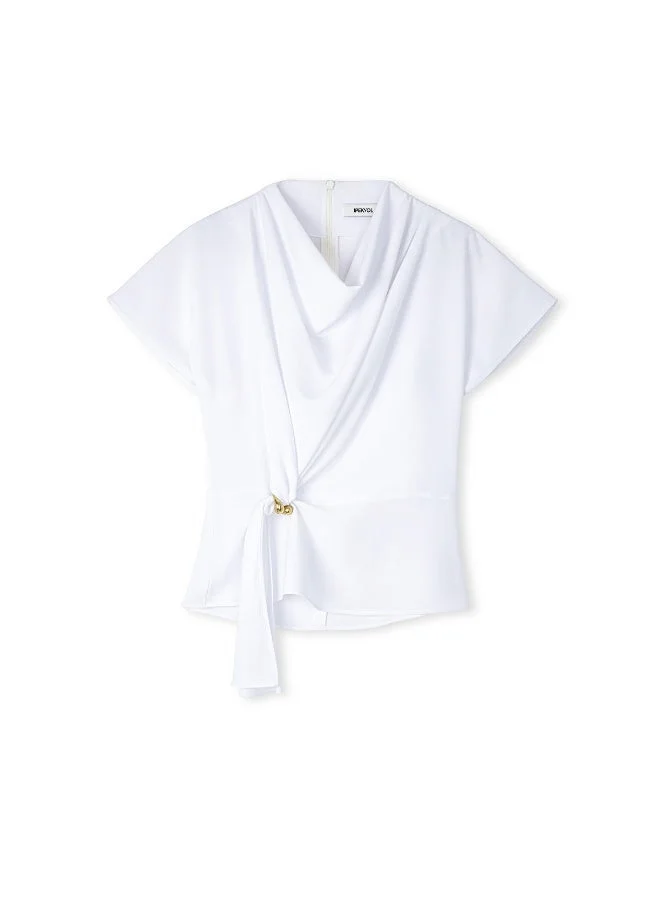 Ipekyol  Slim Fit Twisted Blouse for Women | Best Price UAE