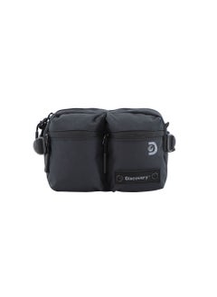 Discovery Discovery SHIELD RPET Polyester Waist Bag Black, Hip Bag With Adjustable Strap, RFID Pocket, Suitable For Travel, Outdoors, Gym, Hiking For Men And Women  - Image 1