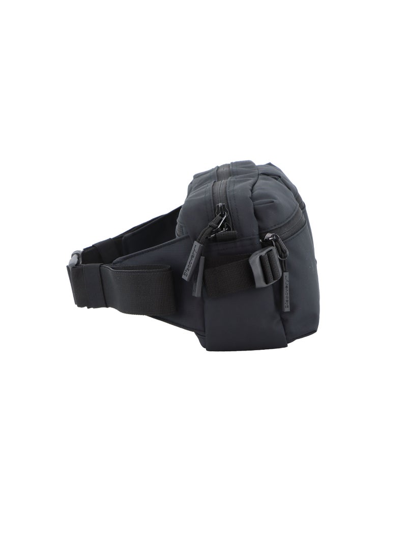 Discovery SHIELD RPET Polyester Waist Bag Black, Hip Bag With Adjustable Strap, RFID Pocket, Suitable For Travel, Outdoors, Gym, Hiking For Men And Women - pzsku/Z983ABA5D80234C20F58DZ/45/_/1721992849/73be96d1-c085-4dc2-aea5-ea54b769269c