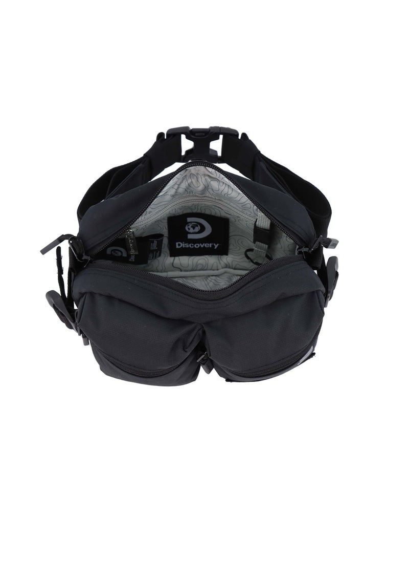 Discovery SHIELD RPET Polyester Waist Bag Black, Hip Bag With Adjustable Strap, RFID Pocket, Suitable For Travel, Outdoors, Gym, Hiking For Men And Women - pzsku/Z983ABA5D80234C20F58DZ/45/_/1721992858/084ce127-5b93-4fab-8a99-17de980a4993