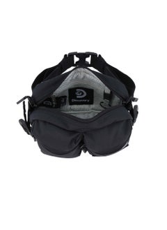 Discovery Discovery SHIELD RPET Polyester Waist Bag Black, Hip Bag With Adjustable Strap, RFID Pocket, Suitable For Travel, Outdoors, Gym, Hiking For Men And Women  - Image 5
