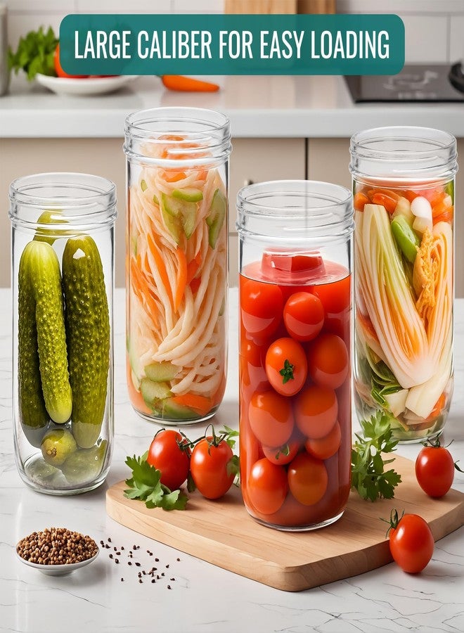STARSIDE 24oz Wide Mouth Mason Jars with Airtight Lids and Bands, 6-Pack - Image 4