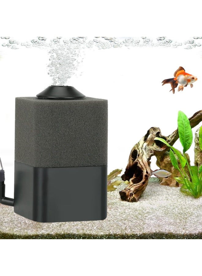 NajmStyle Ultra Quiet Fish Tank Filter, Aquarium Sponge Filter Submersible, Aeration Bio Sponge Corner Filter, Internal Aquarium Filter, Ultra Silent Biochemical Filtration Powerful Pump - Image 1