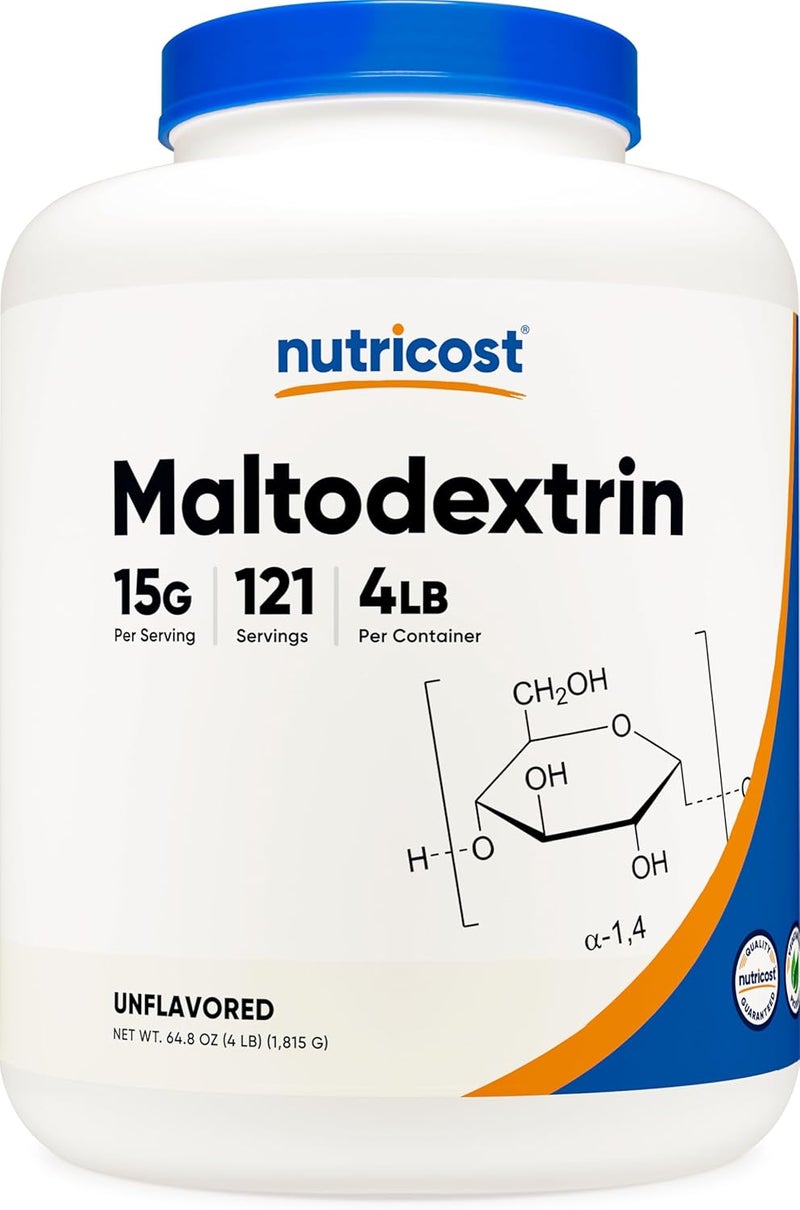 Nutricost Maltodextrin Powder 4LBS  Gluten Free NonGMO - Image 1