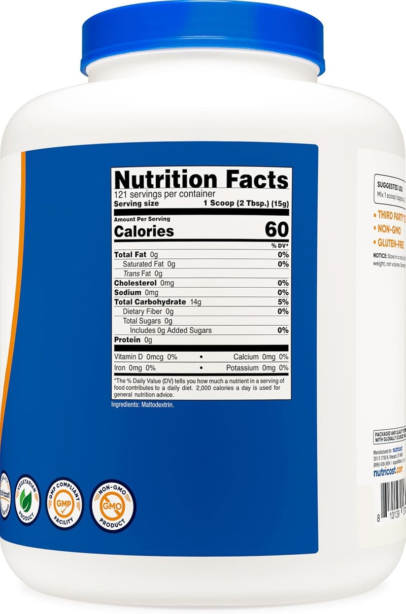 Nutricost Maltodextrin Powder 4LBS  Gluten Free NonGMO - Image 5