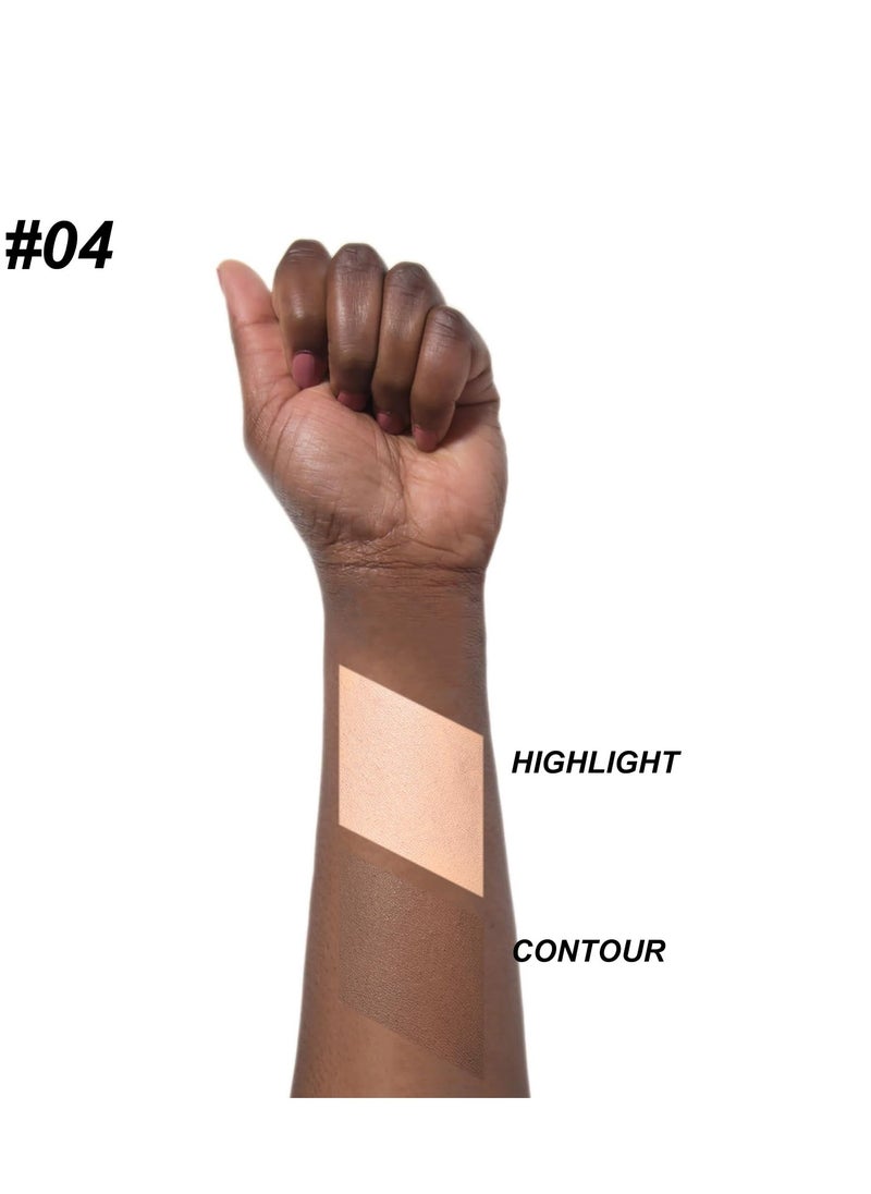 SYOSI - 2 in 1 Cream Bronzer and Highlighter Stick,Non-greasy & Non-drying Contour Pencil,Easy to Create a Natural Matte Finishing,Long Lasting & Waterproof Face Brighten Make up Pen,TAN - Image 1