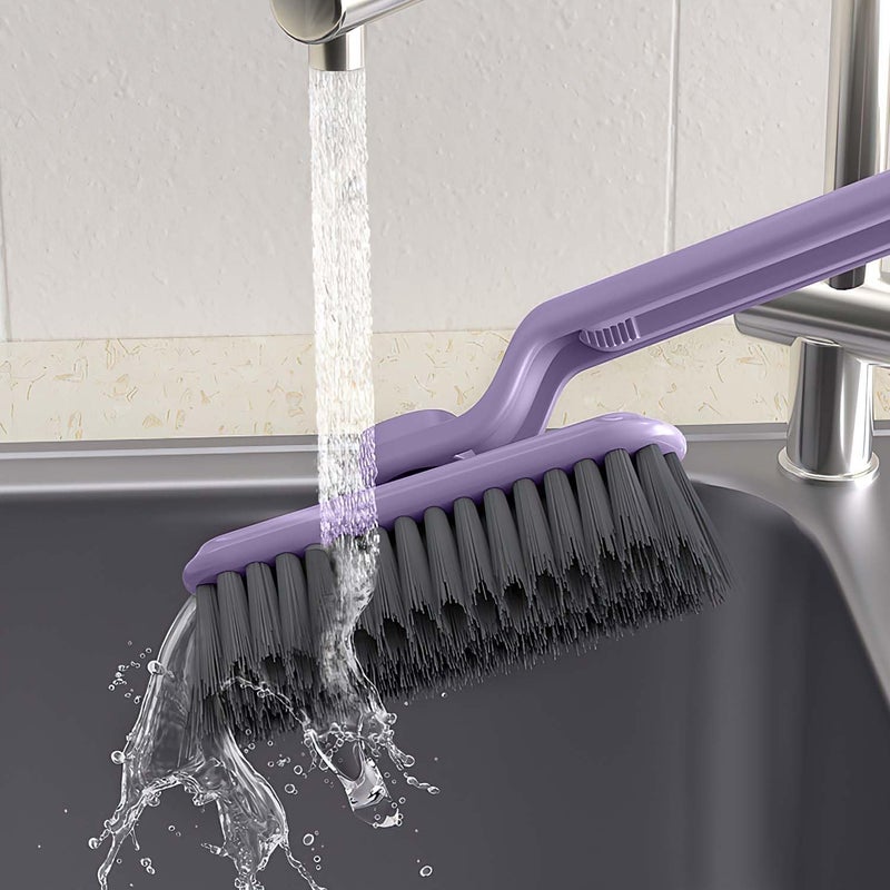 RUNMAY Multi-Function Bathroom Cleaning Brush, Tiles Cleaning Brush, Hard Bristle Rotating Crevice Gap Cleaning Brushes for Bathroom, Floor Cleaner Brush (Multi Colour, 1 Pack) - Image 5