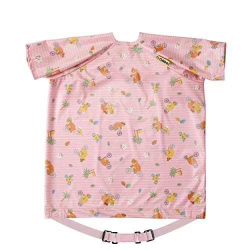 BIBaDO - Short Sleeve Baby Bibs - Babies & Toddlers 6-36 Months - Coverall Baby Led Weaning Bib - Easy Wipe, Soft, Waterproof - Image 1