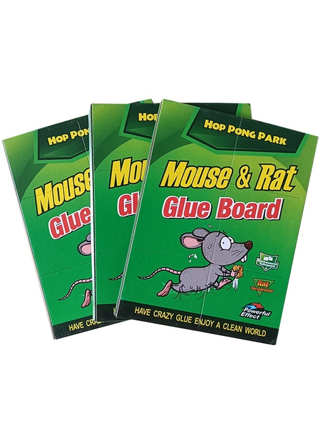 3-Pack Mouse Rat Glue Trap, Strongly Adhesive Sticky Glue Traps for Mice, Mouse Sticky Traps - Image 1