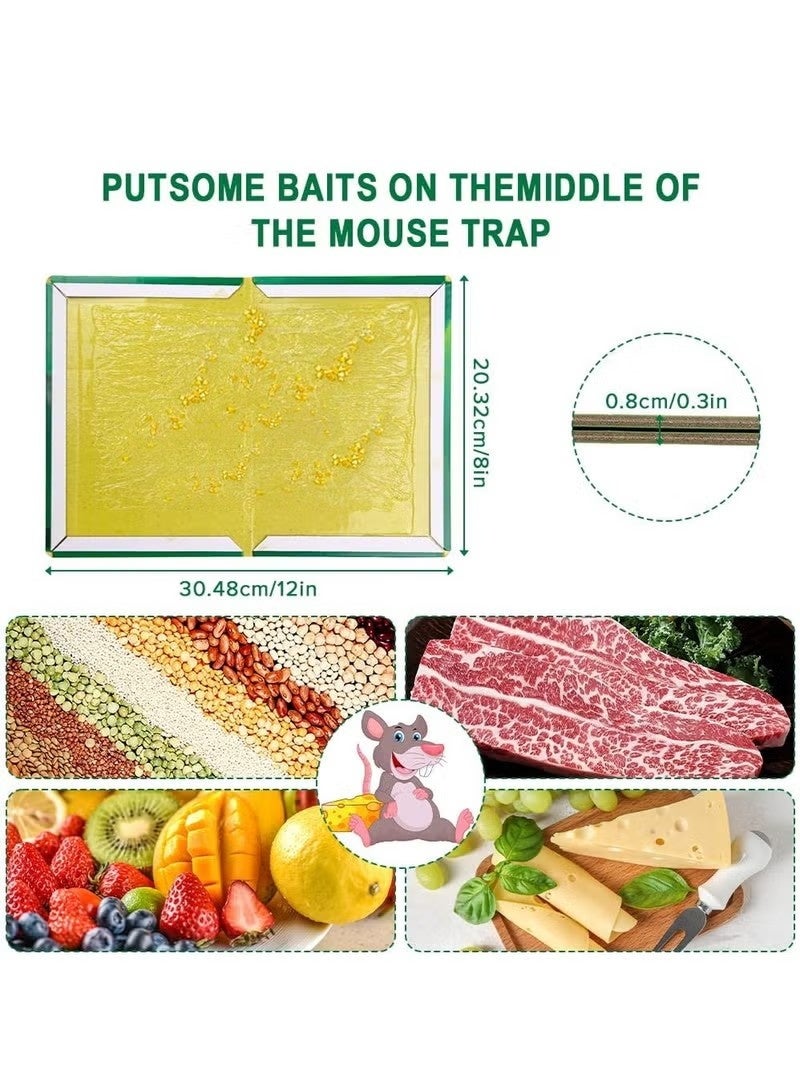 3-Pack Mouse Rat Glue Trap, Strongly Adhesive Sticky Glue Traps for Mice, Mouse Sticky Traps - Image 4