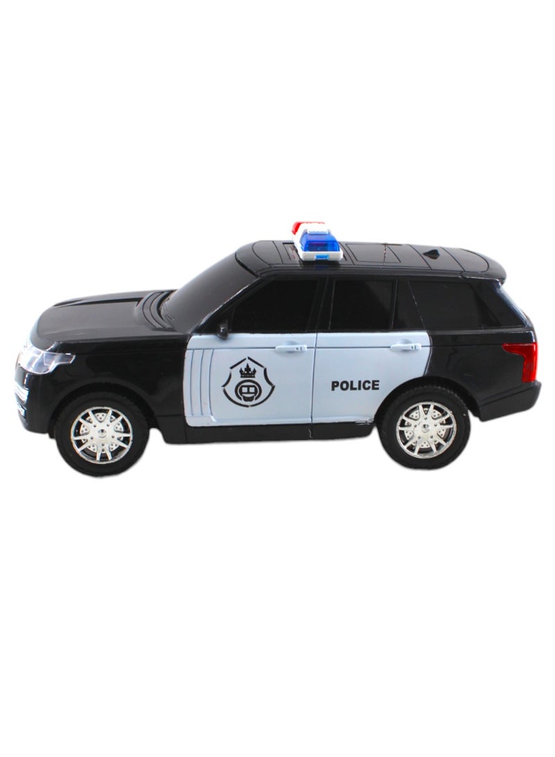 Toy Box Portable Lightweight Non-Toxic Rich Authentic Detailing RC Remote Control Police Model Car Toy  - Image 3