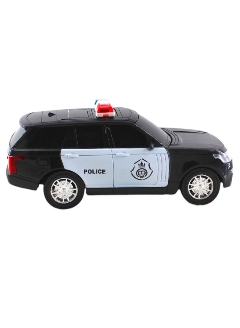 Toy Box Portable Lightweight Non-Toxic Rich Authentic Detailing RC Remote Control Police Model Car Toy  - Image 4