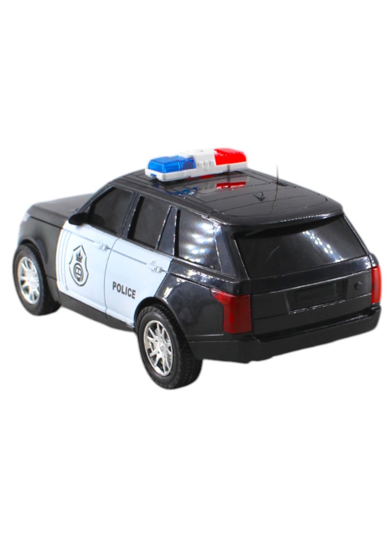 Toy Box Portable Lightweight Non-Toxic Rich Authentic Detailing RC Remote Control Police Model Car Toy  - Image 5