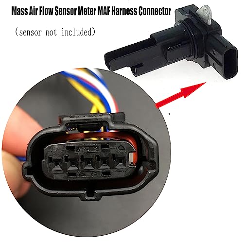 IBVIBV Mass Air Flow Sensor Meter MAF Harness Connector Plug 22204-31020 Compatible with Toyota Venza Highlander Matrix Avalon RAV4 Camry Corolla Sienna for Lexus F IS250 IS350 ES350 GS350 Scion - Image 3