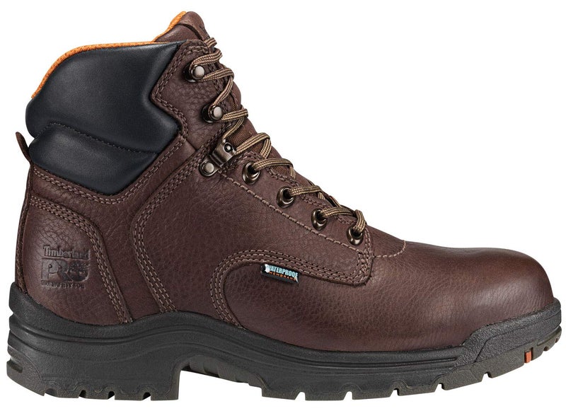 Timberland PRO Men's Titan 6 Inch Alloy Safety Toe Waterproof Work Boot, Dark Mocha, 10 M - Image 3