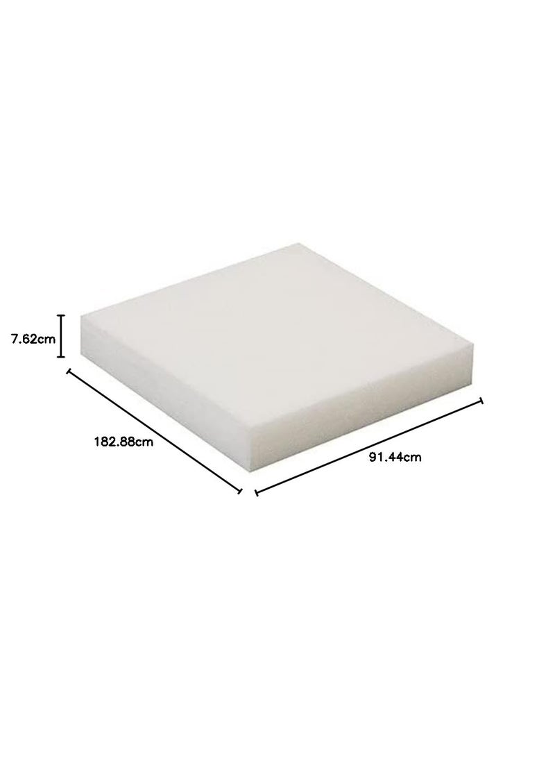 NIVEDHA MATTRESS NIVEDHA MATTRESS PU Foam Single Soft Multi Purpose Durable Yoga Mat Trekking Travel Mattress 28 Density Size 6x3 ft 72x36x3 inch Pack of 1  - Image 5