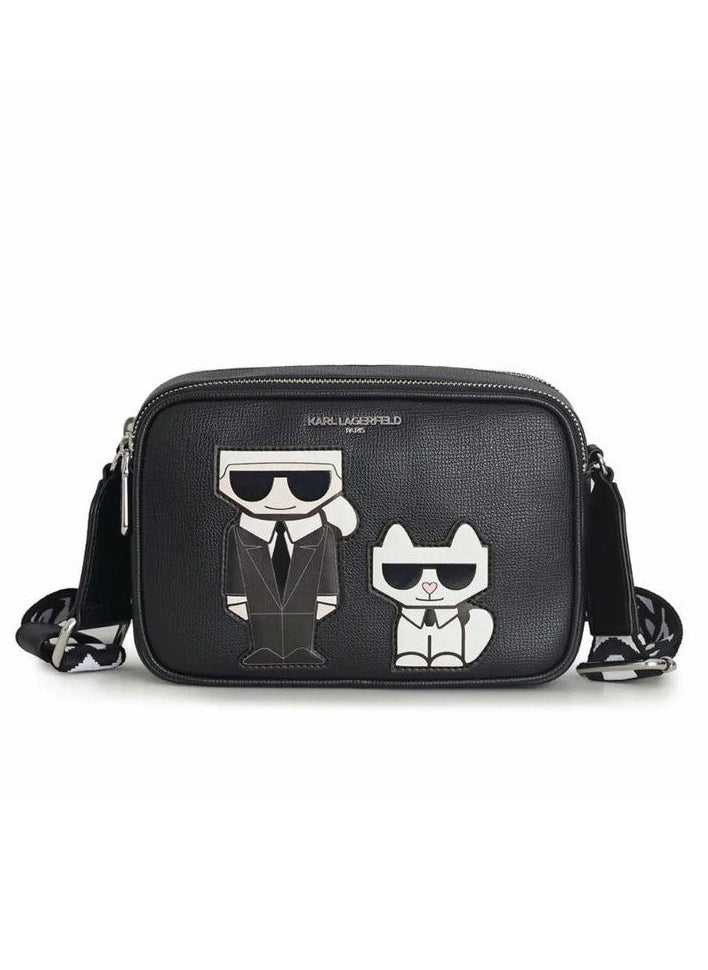 Karl Lagerfeld - KARL LAGERFELD Maybelle Camera Crossbody Women - BLACK - Image 1