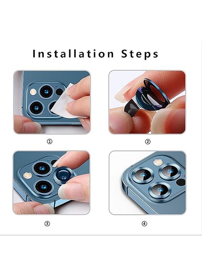 [Full Protection] Camera lens protector compatible with Huawei Pura 70 Ultra, [Double Protection] Metal + Tempered Glass, Camera Protector