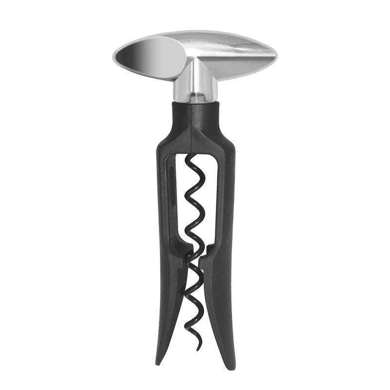 OGGI Wine Bottle Opener, Self Pulling Corkscrew - Self-Centering Non-Stick Wine Opener Cork Screwer, Effortless Wine Corker - Black 8.5" - Image 1