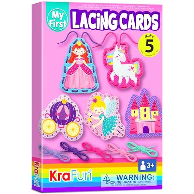 KRAFUN LACING CARDS KIT - PRINCESS - Image 2