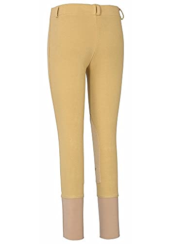 TuffRider Girl's Starter Lowrise Pull-On Breech, Light Tan, 14 - Image 3