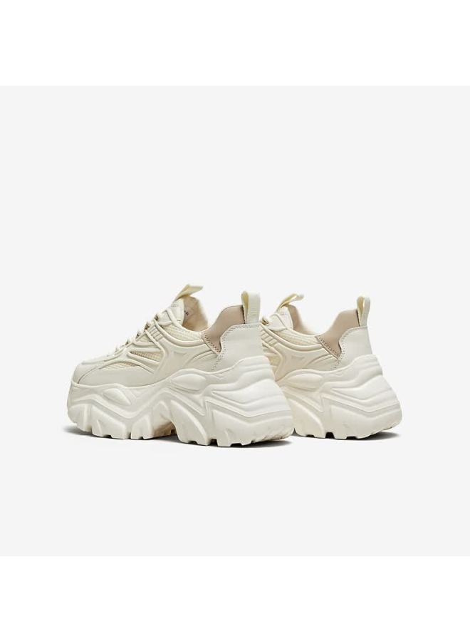 Tata Mesh Breathable Thick Sole Dad Sneakers Women Fleece Lined Sports Shoes White Am5 36 - Image 2