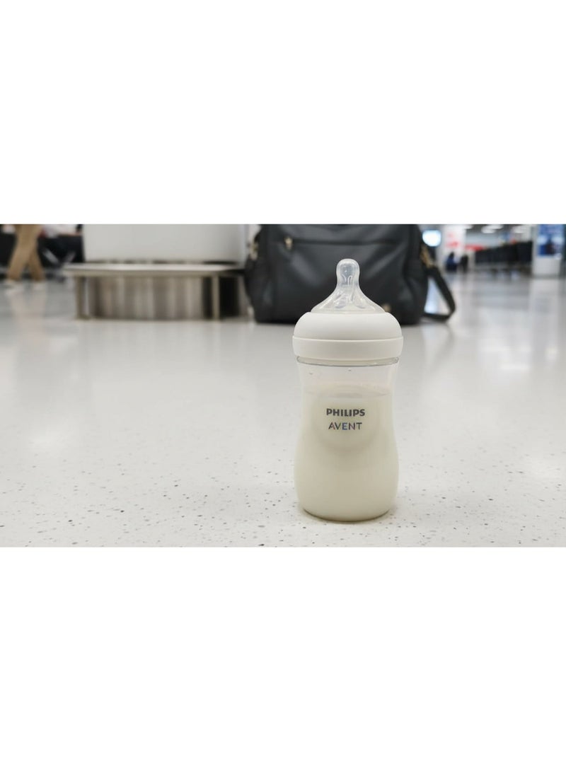 Philips Avent Natural Response Baby Bottle Set 260ml / 9oz (Pack of 3) – Anti-Colic, Natural Nipple, BPA-Free, for Babies 1m+ - Image 2