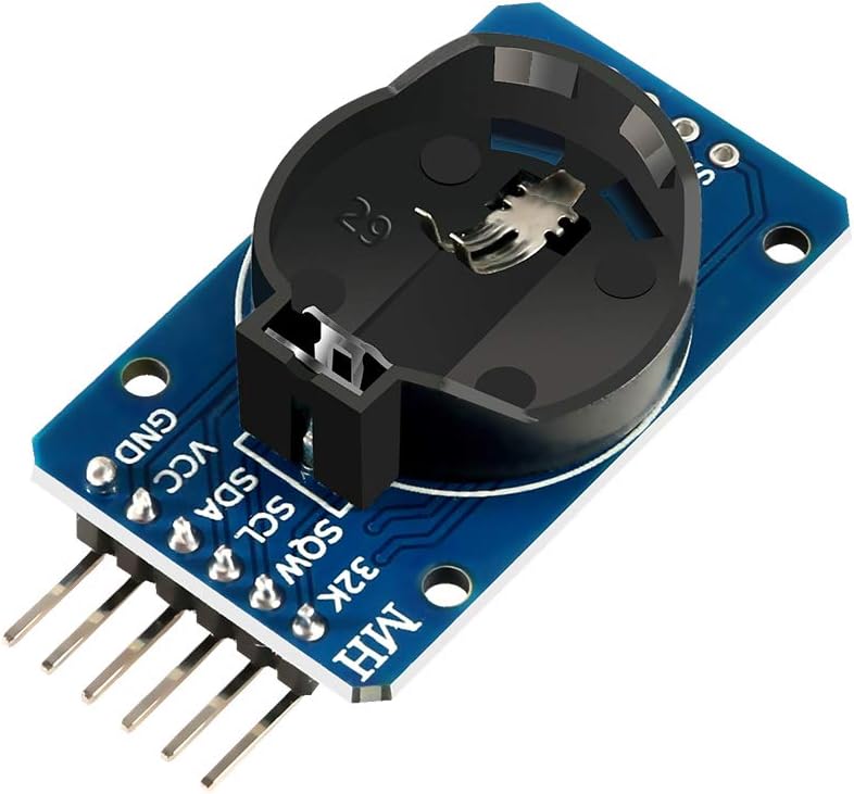 DORHEA DS3231 AT24C32 IIC RTC Module Clock Timer Memory Module Beats Replace DS1307 I2C RTC Board (Batteries not Included) + 20 PCS Male to Female Jumper Wire Cable - Image 2