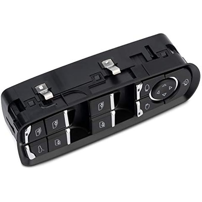 WEILEITE Front Driver Car Master Power Window Switch Panel Compatible With Porsche Cayenne 20112014 Porsche Panamera 20102015 Replaces 7Pp959858Rdml 7Pp959858Mdml - Image 5