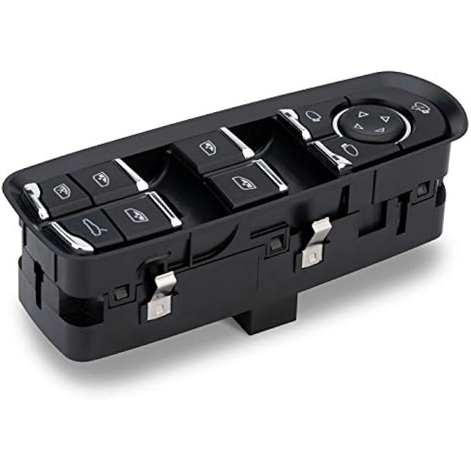WEILEITE Front Driver Car Master Power Window Switch Panel Compatible With Porsche Cayenne 20112014 Porsche Panamera 20102015 Replaces 7Pp959858Rdml 7Pp959858Mdml - Image 1