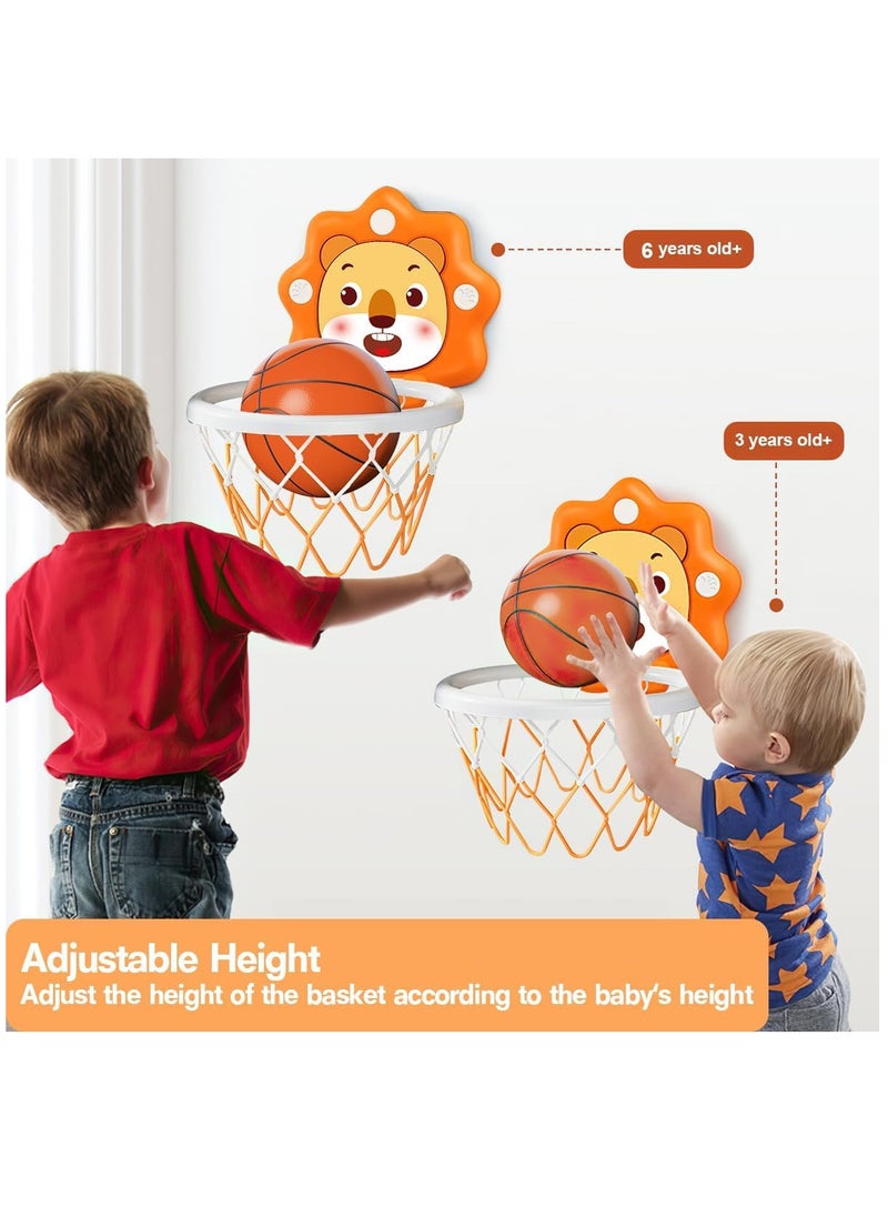 Indoor Mini Basketball Hoop for Toddlers Kids Boys Age 1-3-5 Bedroom,Adjustable Height,Space-Saving, Birthday Gifts Toy for Boys 4-6,Toddler Toys Age 2-4 orange (Small/No Scoring) - pzsku/Z983C14F3EA3896317D03Z/45/_/1715675760/98346305-0a51-441a-bebe-fe083d76d068