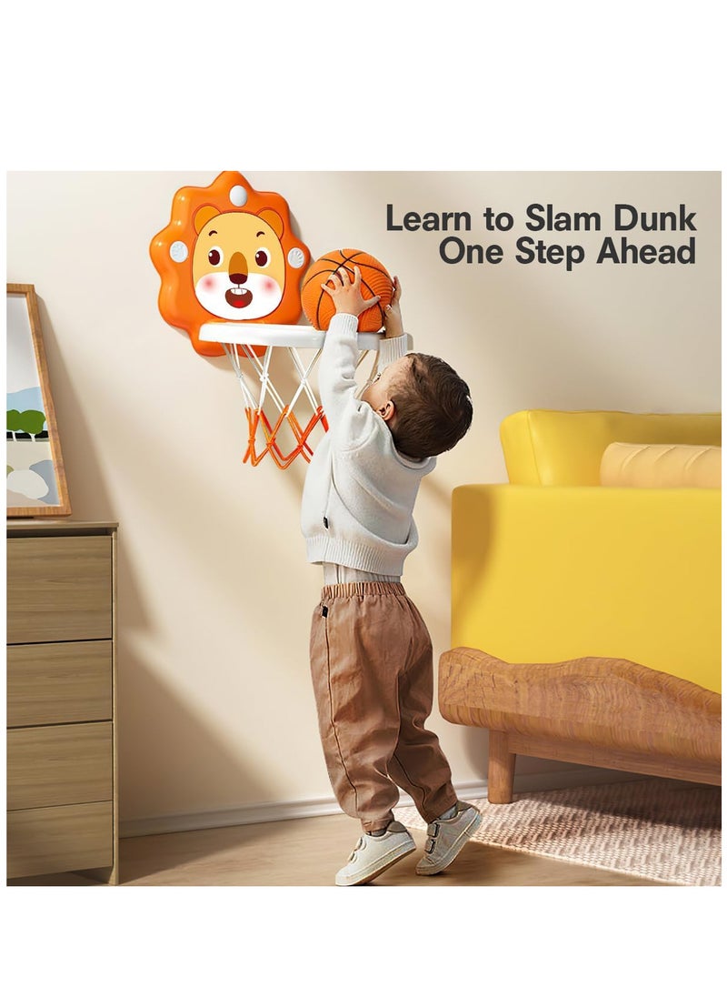 Indoor Mini Basketball Hoop for Toddlers Kids Boys Age 1-3-5 Bedroom,Adjustable Height,Space-Saving, Birthday Gifts Toy for Boys 4-6,Toddler Toys Age 2-4 orange (Small/No Scoring) - pzsku/Z983C14F3EA3896317D03Z/45/_/1715675760/c0369885-9cb0-46ab-8489-c9b029d86bbd