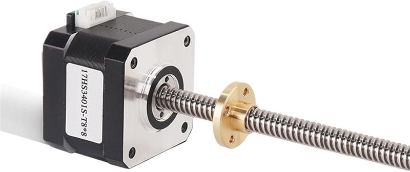 محرك خطوي Nema17 34mm 1.3A 28N CM عمود 8mm 17HS3401S T8 500MM لمحور Z للطابعة ثلاثية الأبعاد - Image 1