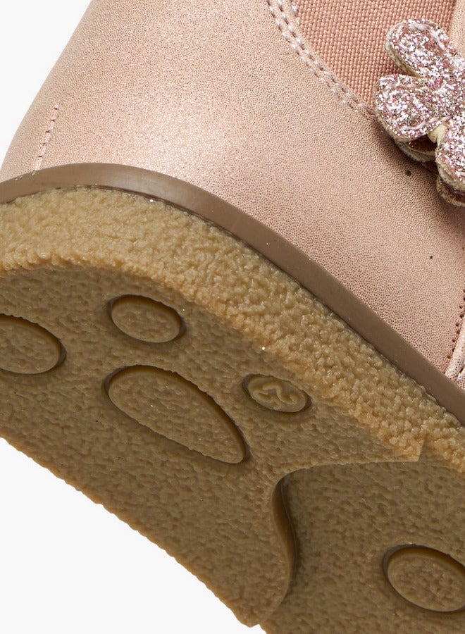 JUNIORS Solid Ankle Boots with Zip Closure - Image 4