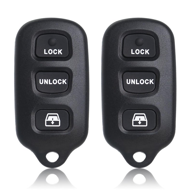 MechanMagic 2PCS Key Fob Remote Replacement Fits for Toyota 4Runner 1999 2000 2001 2002 2003 2004 2005 2006 20072009Sequoia 20012007 HYQ12BBX Keyless Entry Remote Control HYQ12BANHYQ1512Y