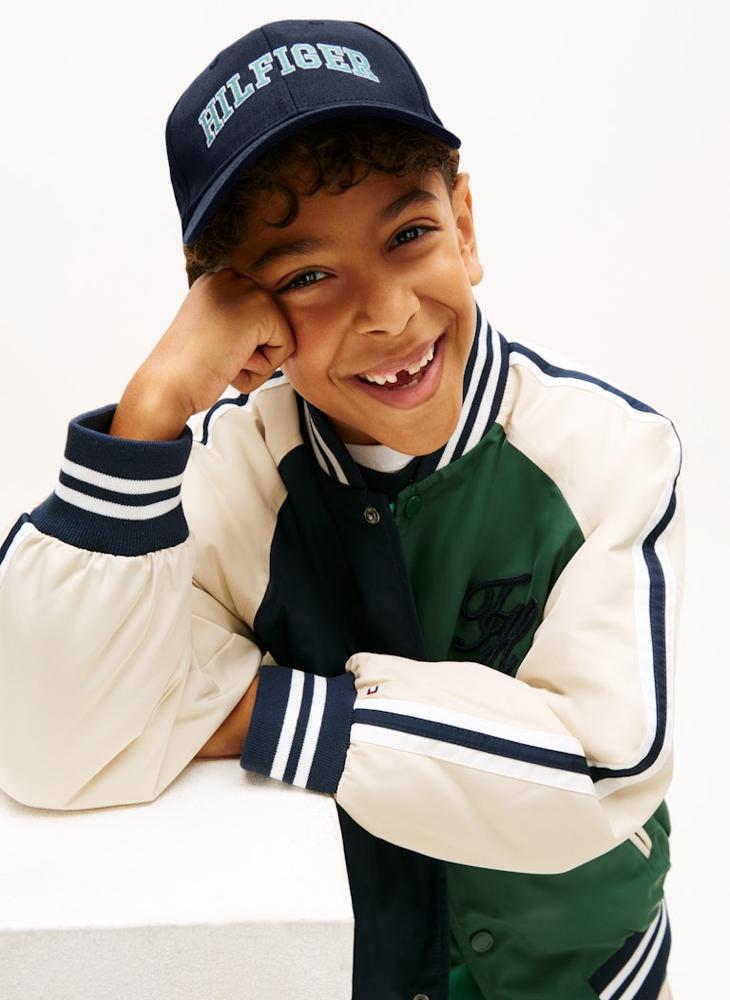 TOMMY HILFIGER Kids' Logo Embroidery Twill Baseball Cap - Image 4