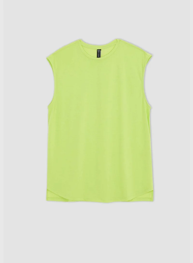 ديفاكتو Oversized Fit Sleeveless T-Shirt