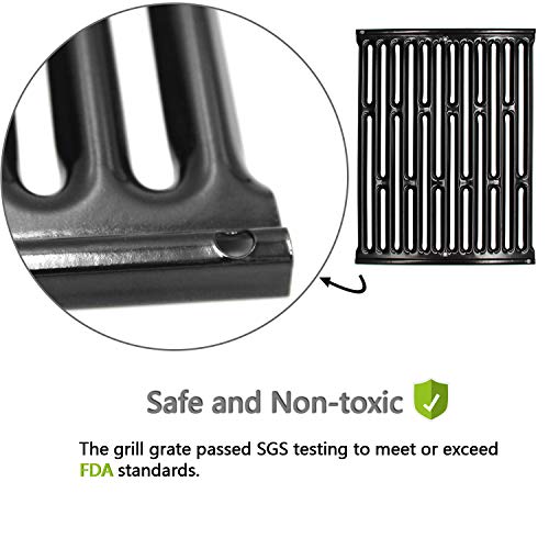 Hongso 7523 7521 7522 15 Inch Porcelain Enameled Cooking Grates 15 x 11 1/4 Replacement for Weber Spirit E-210, Spirit S 200 & 210 (with Side Control), Genesis Silver A, Spirit 500, 65904 65905 Grills - Image 5
