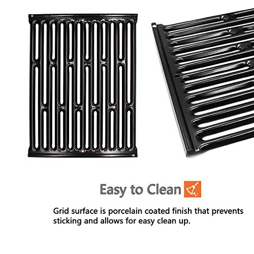 Hongso 7523 7521 7522 15 Inch Porcelain Enameled Cooking Grates 15 x 11 1/4 Replacement for Weber Spirit E-210, Spirit S 200 & 210 (with Side Control), Genesis Silver A, Spirit 500, 65904 65905 Grills - Image 4