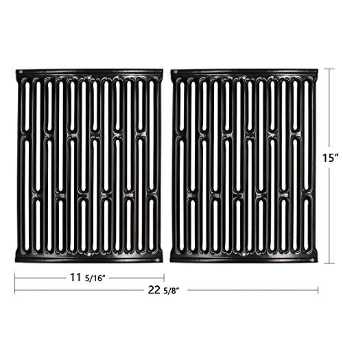 Hongso 7523 7521 7522 15 Inch Porcelain Enameled Cooking Grates 15 x 11 1/4 Replacement for Weber Spirit E-210, Spirit S 200 & 210 (with Side Control), Genesis Silver A, Spirit 500, 65904 65905 Grills - Image 3