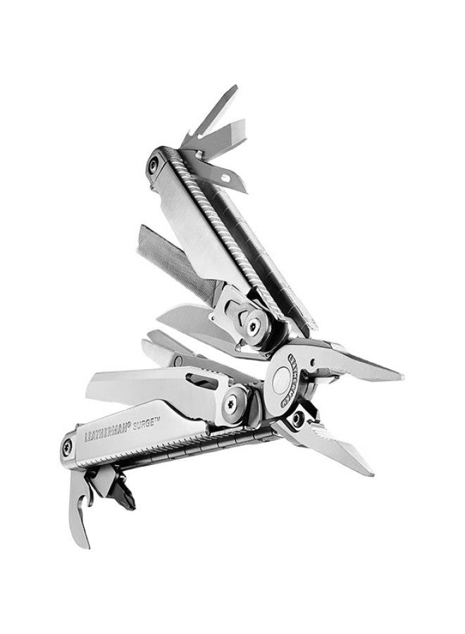 LEATHERMAN Surge, Silver, Multi-Functional Pliers, Household Equipment, Car-Mounted Multi-Purpose Tool - Image 1