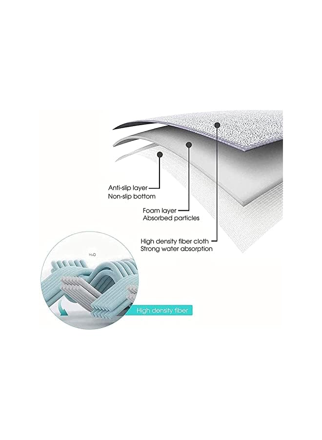 The Bros حصيرة تطهير أحذية ثلاثية الأبعاد، وسادات تطهير منزلية، حصيرة مدخل تطهير أمامي سهلة التركيب والتنظيف - Image 3