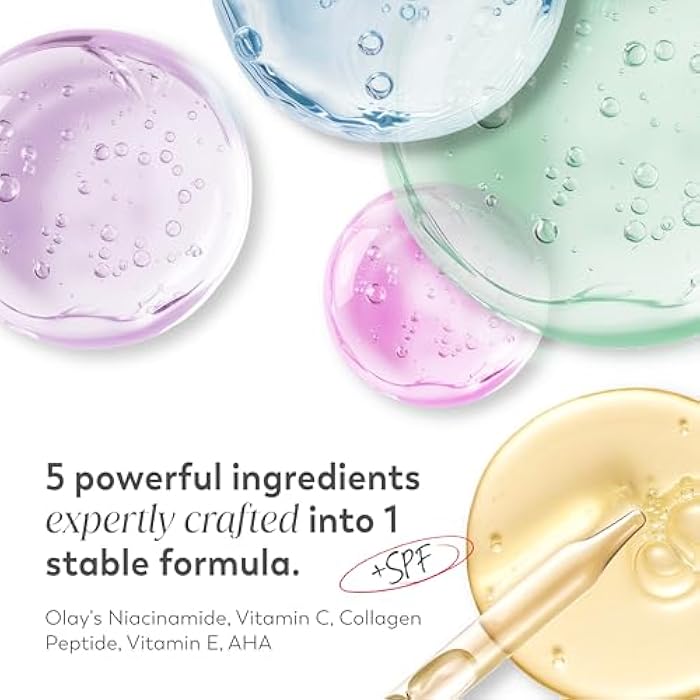 Olay Super Cream with Sunscreen SPF 30, Lightweight Face Moisturizer with Sun Protection, 5-in-1 Skin Care Benefits - Hydrating, Brightening, Firming - Niacinamide, Vitamin C, Collagen Peptide, 1.7 oz - Image 4