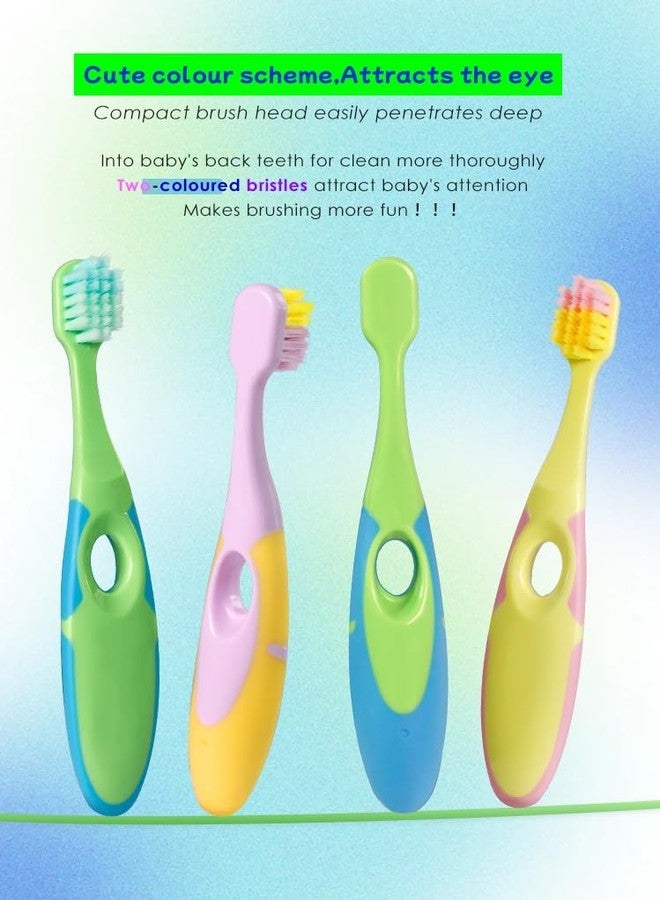 AROSHNAY Kids Toothbrush Cute Tooth Brush, Pack of 3 Pcs, PBT Soft Bristles Toothbrush for 3-6 Years Old Children, Manual Toothbrush for Kids (Multicolor - Image 3