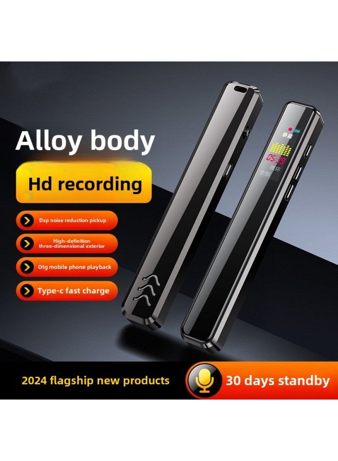 Smart Recording Pen Business Long Standby Battery Life Voice Control Recording HD Noise Reduction Recorder Professional Recording-Color:Black-Capacity:32GB - Image 3