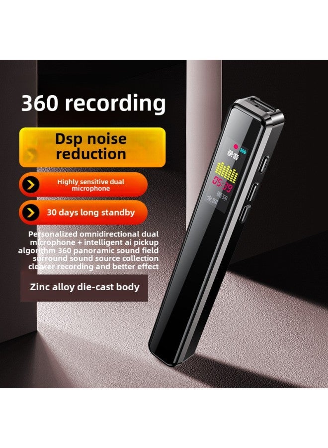Smart Recording Pen Business Long Standby Battery Life Voice Control Recording HD Noise Reduction Recorder Professional Recording-Color:Black-Capacity:32GB - Image 4