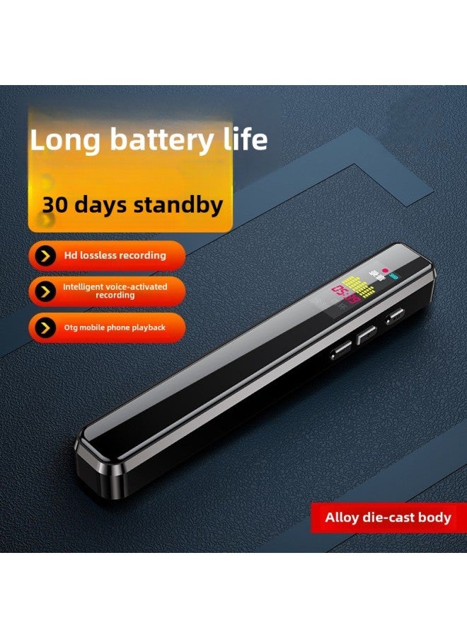 Smart Recording Pen Business Long Standby Battery Life Voice Control Recording HD Noise Reduction Recorder Professional Recording-Color:Black-Capacity:32GB - Image 5